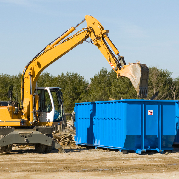 can i choose the location where the residential dumpster will be placed in Collierville TN